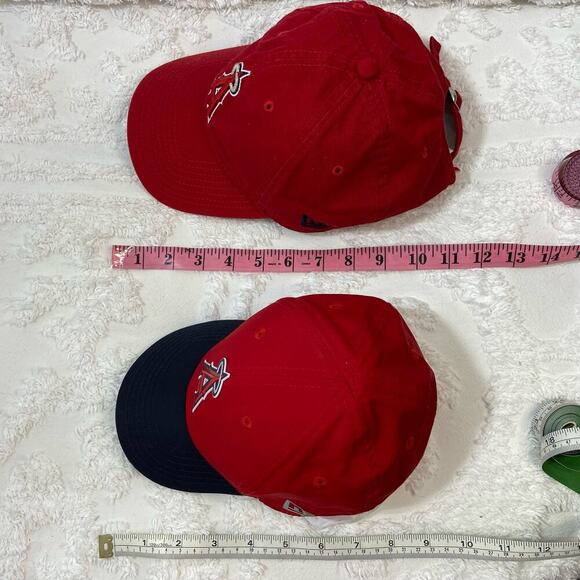 NEW ERA Los Angeles Angles Baseball Cap Lot of 2 Daddy and Me Fan Gear Game Day - Picture 7 of 8